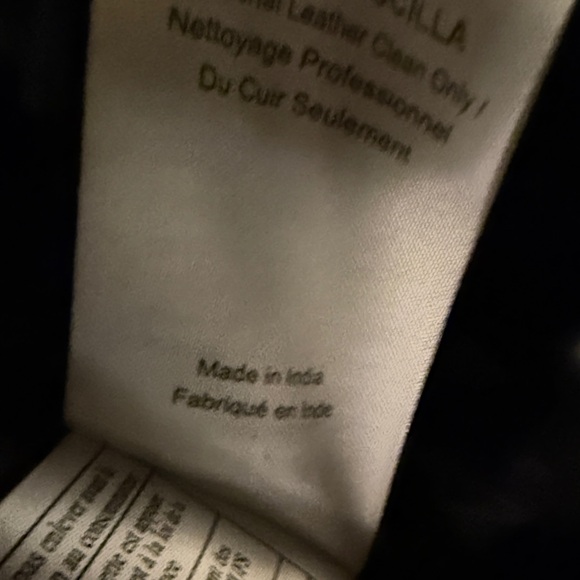 Women's Black Leather Real Fur Hooded Jacket with belt - Picture 8 of 12